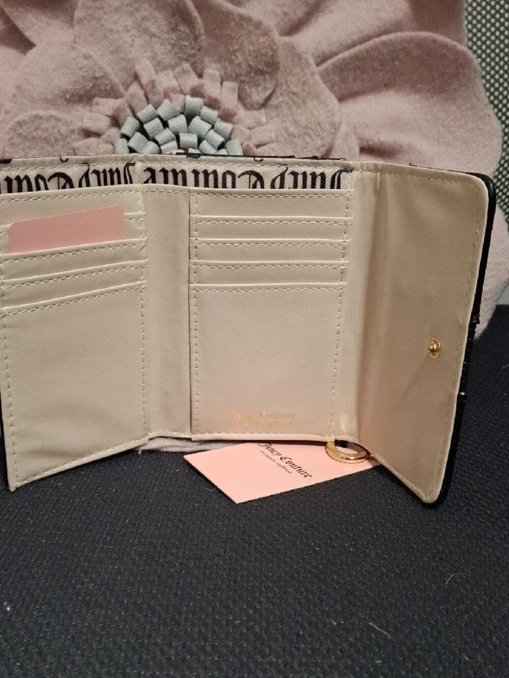 Juicy Couture Not Your Babe Satchel and Liquorice Wallet